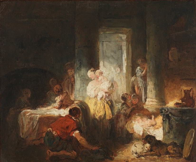 Jean-Honoré Fragonard - Roman Interior