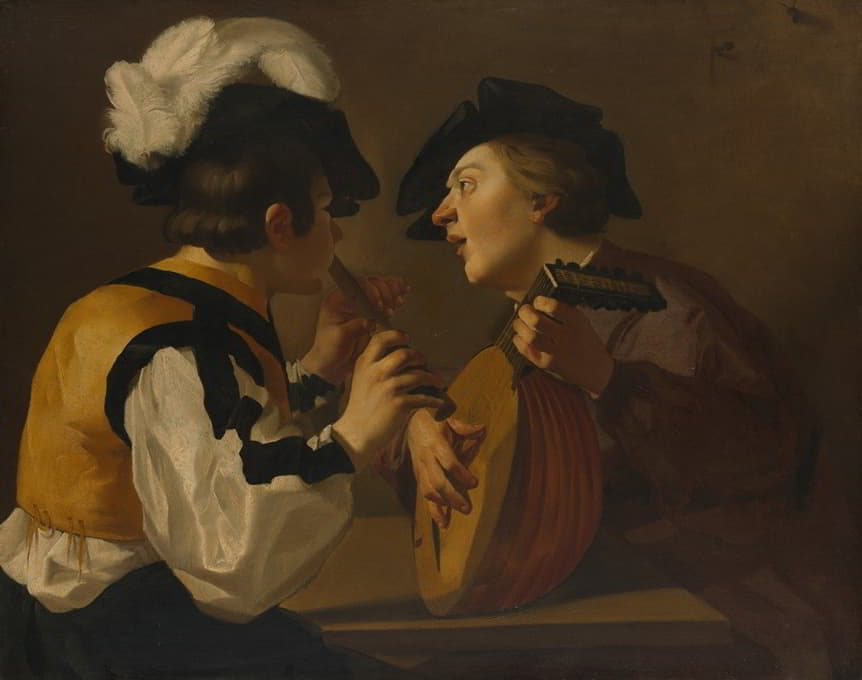 Anonymous - Two Musicians