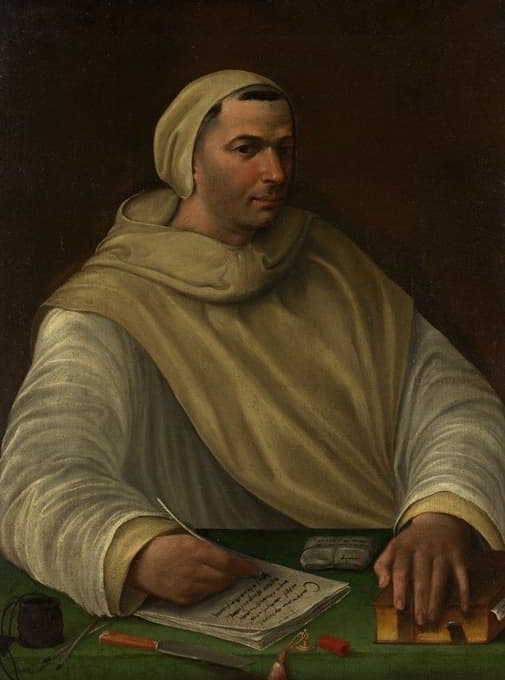 Baldassare Peruzzi - Portrait of an Olivetan Monk