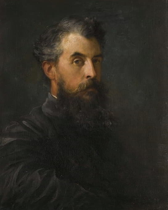 George Frederic Watts - Portrait Of A Gentleman, Possibly Wilfred Scawen Blunt