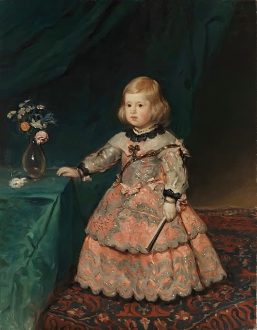 Helene Schjerfbeck - Infanta Maria Teresia, copy after Velázquez