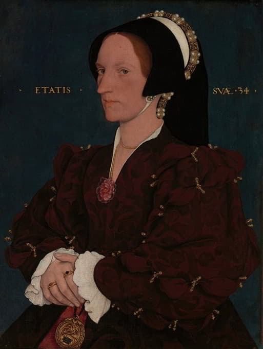 Workshop of Hans Holbein the Younger - Lady Lee (Margaret Wyatt, born about 1509)