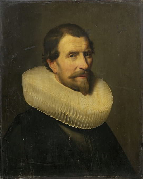 Jacob Willemsz. Delff The Younger - Portrait Of A Gentleman, Aged 55