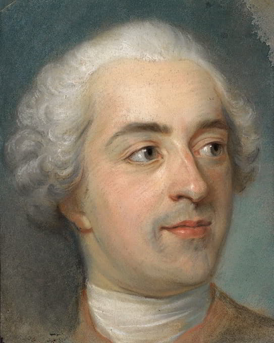 Maurice-Quentin de La Tour - Préparation for a Portrait of Louis XV (1710-1774)