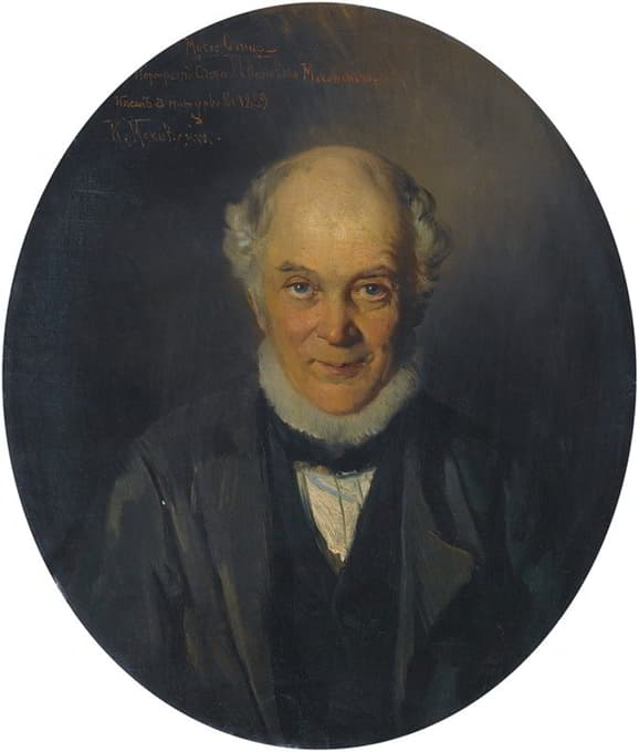 艺术家父亲伊戈尔·伊万诺维奇·马科夫斯基的肖像