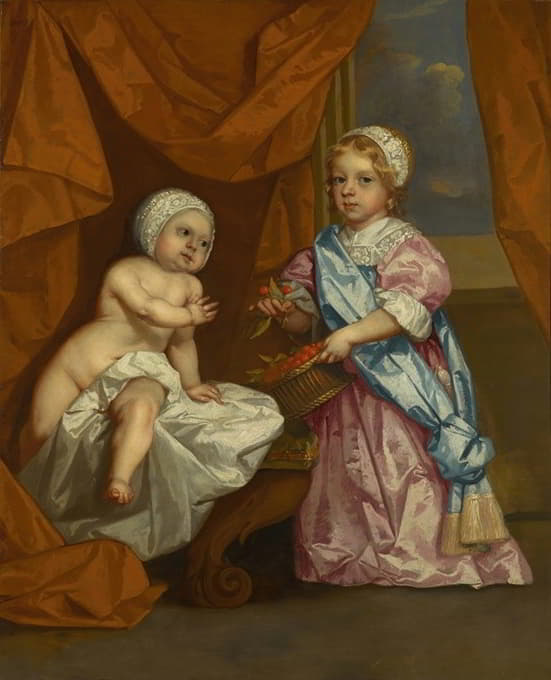 特威代尔第三侯爵查尔斯（1667-1715）及其兄弟约翰·海勋爵（约1668-1706）的肖像