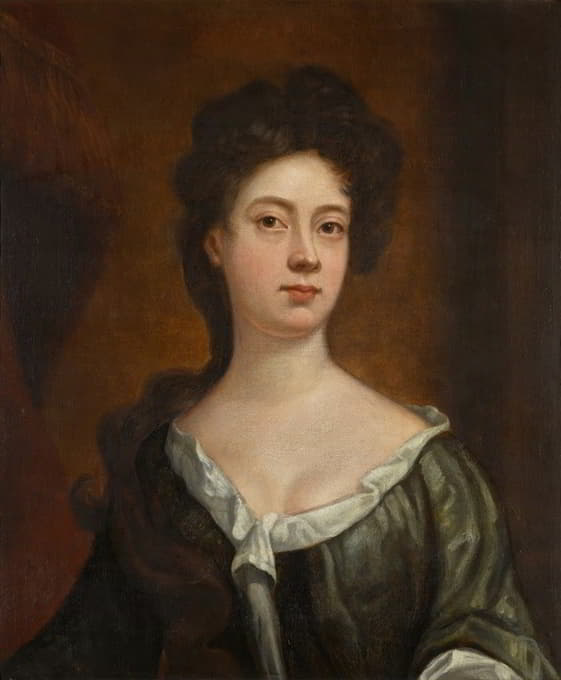 Follower of Sir Godfrey Kneller - Portrait of a lady