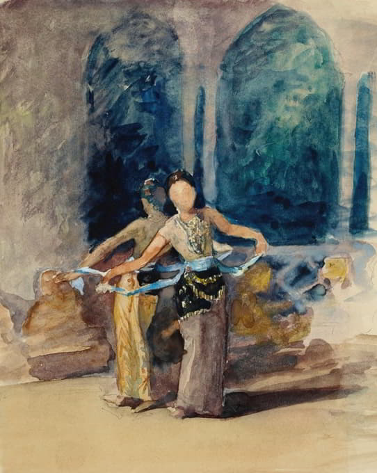 爪哇Preanger摄政区Garoet的乡村舞蹈女孩