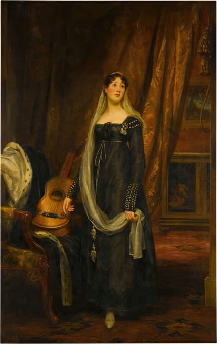伊丽莎白·科克伦·约翰斯顿（1784-1883）的肖像，17岁