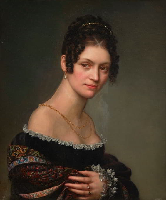 Salomon-Guillaume Counis - Portrait of a young lady