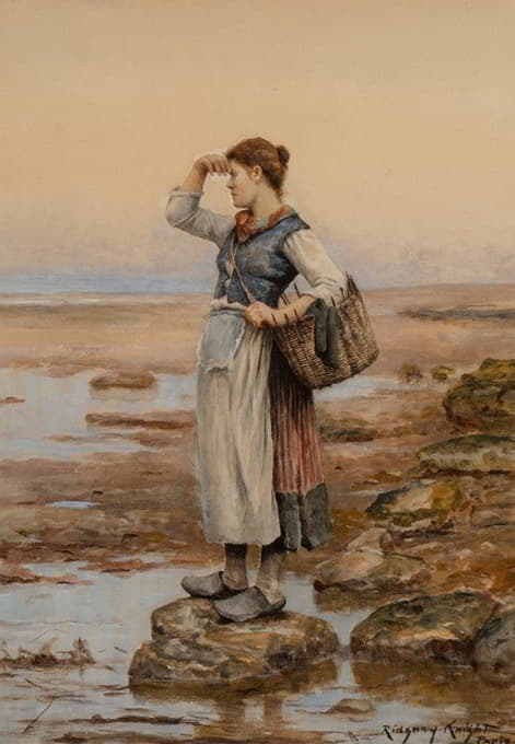 Daniel Ridgway Knight - The Water Carriers