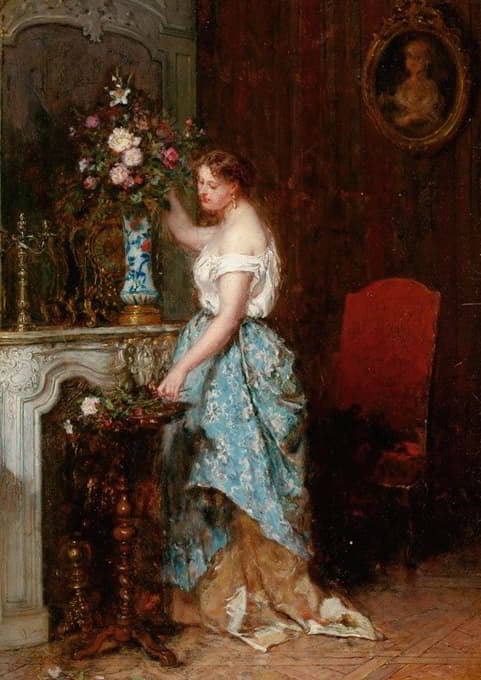 Antoine-Émile Plassan - Arranging the Bouquet