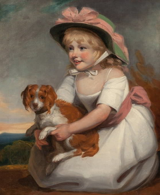 索菲·伊丽莎白·伯尼的肖像，查尔斯·卢梭·伯尼的女儿，Esq。