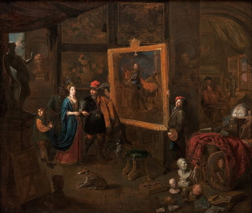 Balthasar Van Den Bossche - Atelier of a Painter