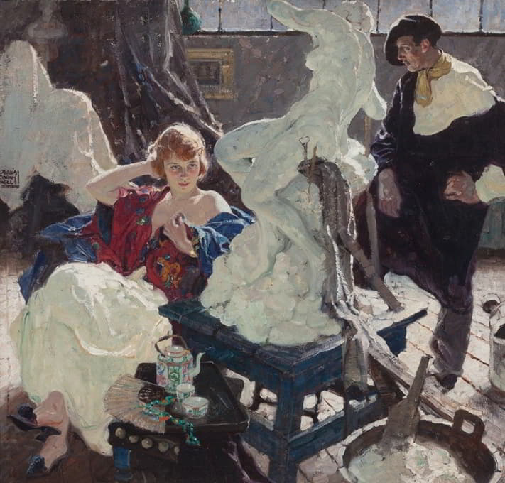 Dean Cornwell - The Artist and His Model