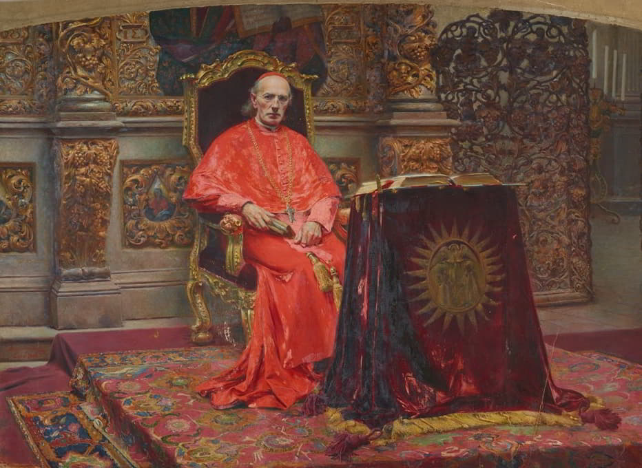 Aleksander Augustynowicz - Portrait of Cardinal Sembratowicz