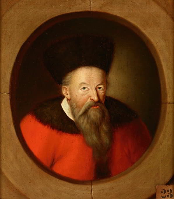 Friedrich Kloss - Portrait of Prince Konstanty Ostrogski (1460–1533), Castellan of Vilnius, Grand Hetman of Lithuania