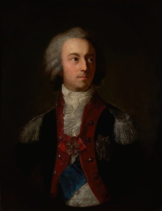 亚当·卡齐米尔兹·查托里斯基王子（1734-1823）作为军校学员团团长的肖像