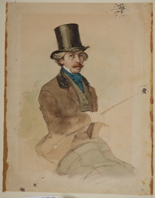 Juliusz Kossak - Portrait of Count Leon Rzewuski