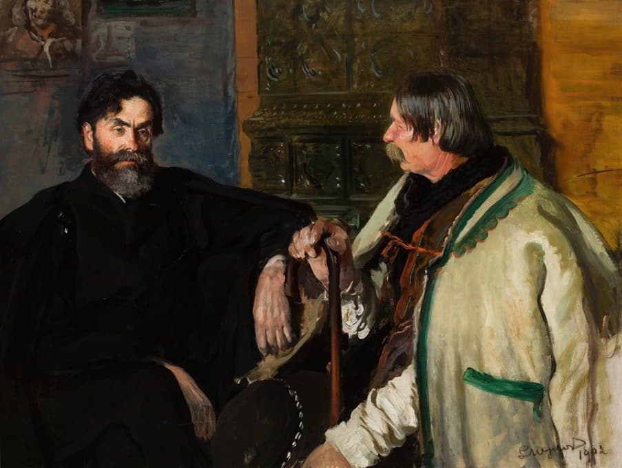 斯坦尼斯·瓦夫·维特基维茨与沃伊切赫·罗伊的肖像