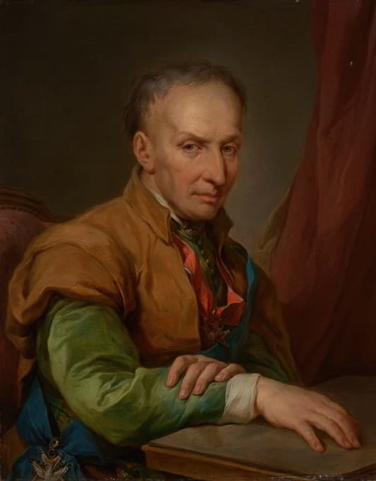 瓦伦蒂-索博莱夫斯基（1724-1800）或马切伊-莱昂-索博莱夫斯基（1724-1804）的画像（1804-1805）