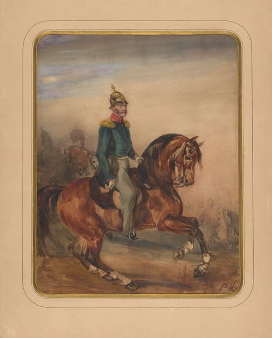 圣诞老人一世的马的肖像