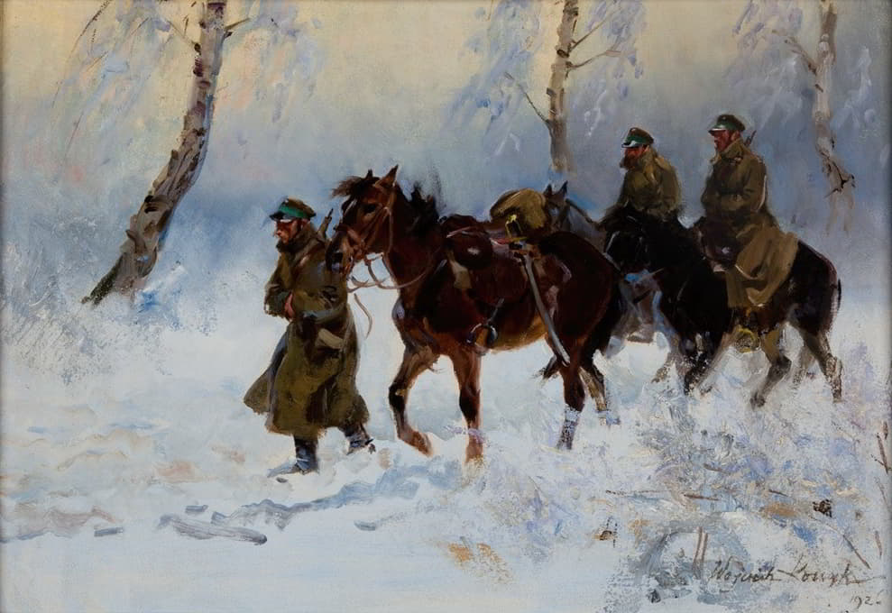 Wojciech Kossak - Cavalrymen