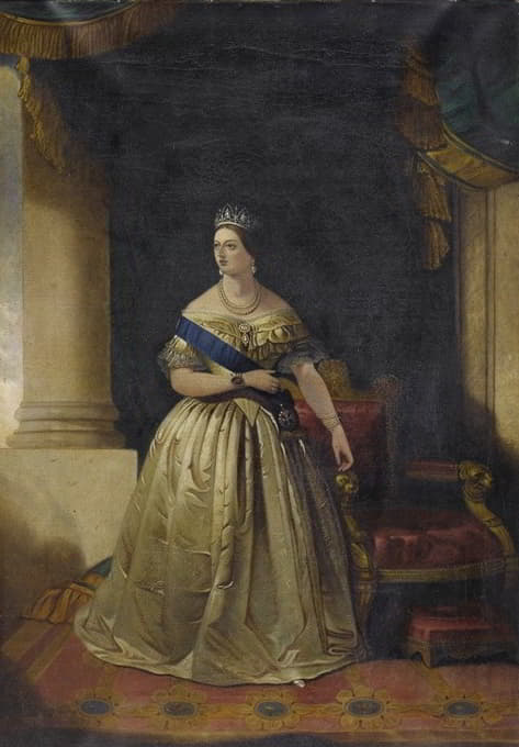 English School - Portrait of Queen Victoria