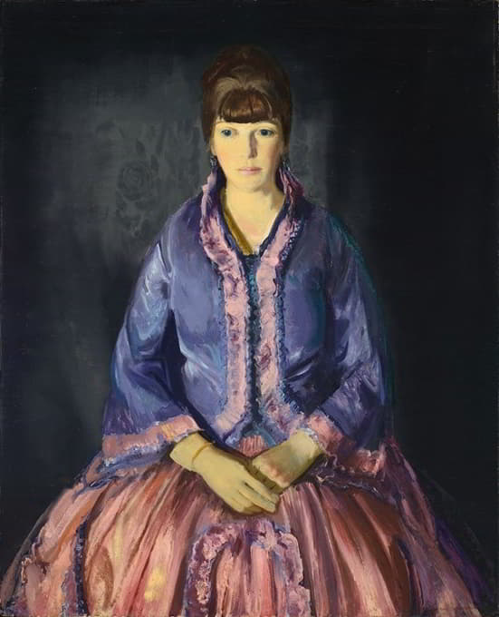 George Wesley Bellows - Emma in the Purple Dress