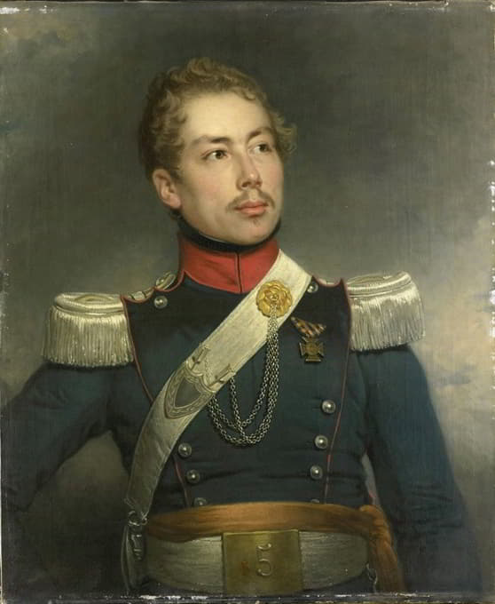 克里斯蒂安·爱德华·弗雷泽（1812-179），第五龙骑兵团少尉