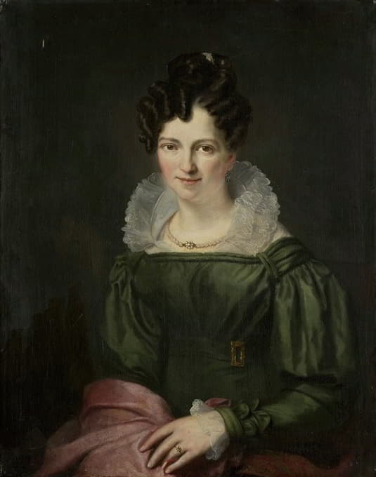 Anthonie van der Hout的妻子Maria Christina Nijssen的肖像