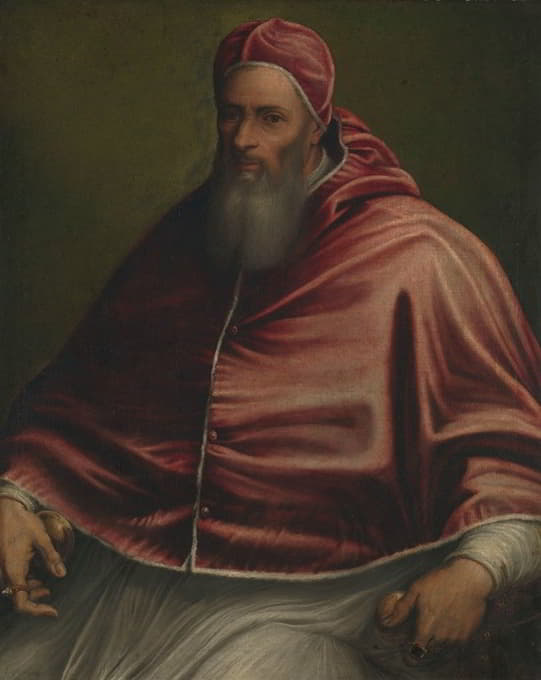 Circle of Girolamo Sicciolante - Pope Julius III