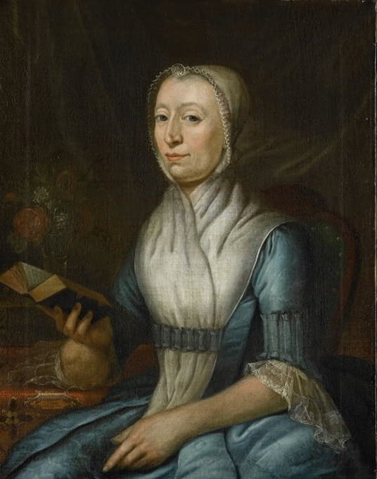 Cornelis Van Cuylenburgh II - Portrait of Eva Goudriaan-de Veer