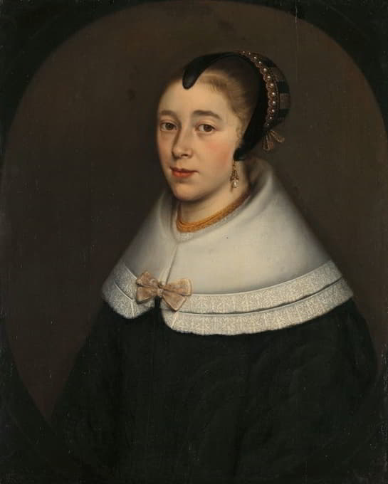Dirck Craey - Portrait of a Woman, thought to be Catharina Kettingh, Wife of Bartholomeus Vermuyden