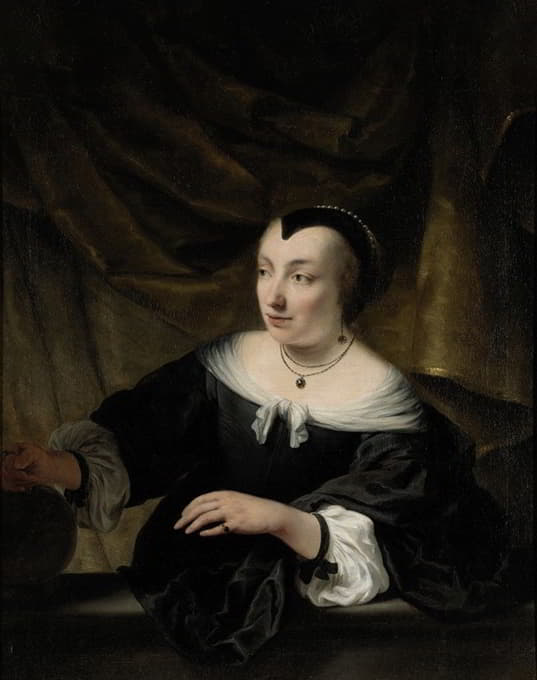 Ferdinand Bol - Portret van Elisabeth Dell