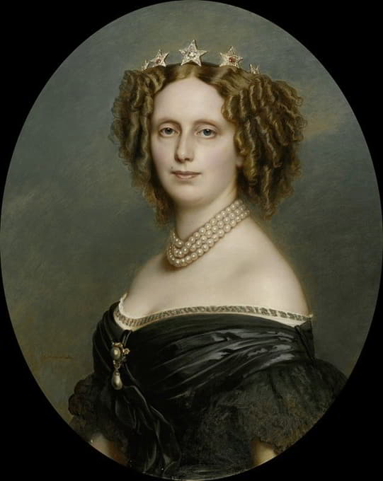 沃尔滕堡公主索菲亚·弗雷德里卡·马蒂尔达（1818-1777）的肖像