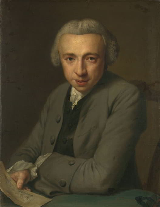 George van der Mijn - Portrait of Louis Métayer Phz., Goldsmith and Art Collector
