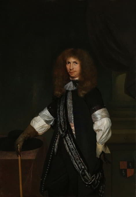 雅各布·德格雷夫（1642-1640）。穿着军官制服