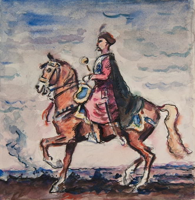 骑马的赫特曼（波丹·泽诺比·奇米尔尼基1595-1657）
