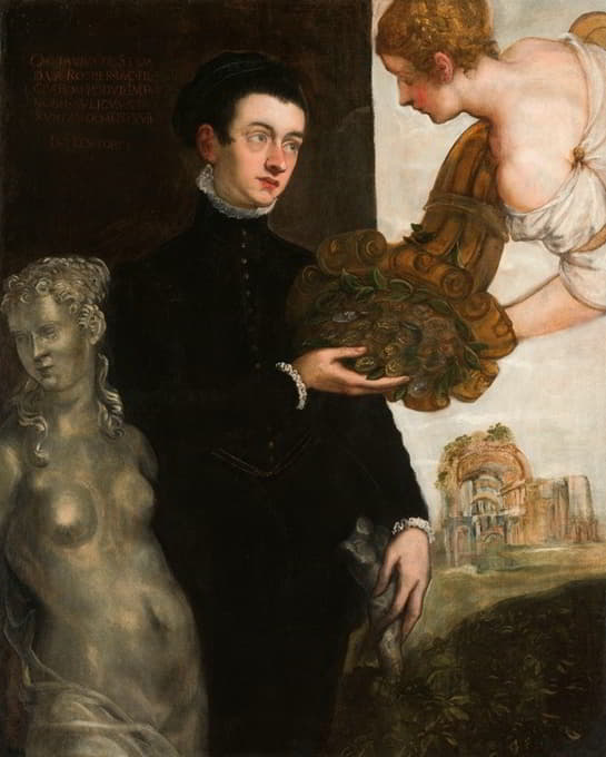 Jacopo Tintoretto - Portrait of Ottavio Strada