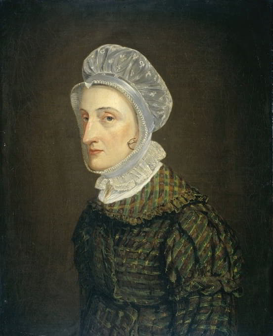 Jan Philip Simon - Portrait of Maria Petronella Mann, Wife of Heinrich Gottfried Theodor Crone