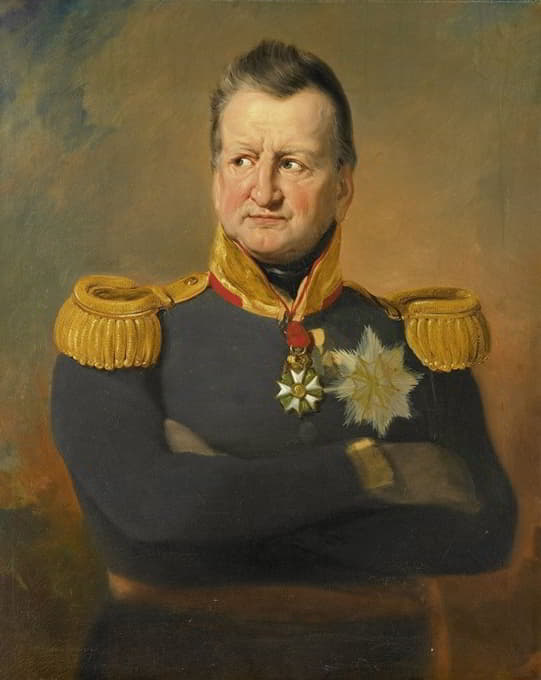 大卫·亨德里克·查斯男爵的肖像，中将