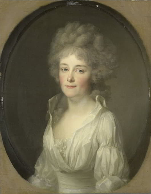 所罗门·伦多普的妻子约翰娜·费迪南达·范科伦的肖像