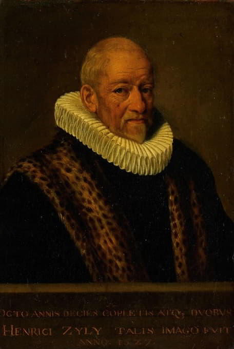 Nicolaes van Borculo - Portrait of Henricus van Zijl (1545-1627)