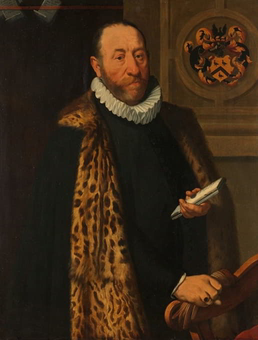 Pieter Pietersz. - Portrait of Mattheus Augustijnsz Steyn, Councilor in the College of the Admiralty of the Northern Quarter in Dokkum