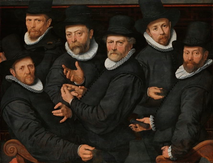 Pieter Pietersz. - Six Wardens of the Drapers’ Guild