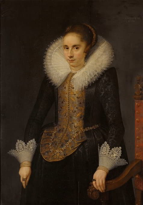 Salomon Mesdach - Portrait of Catharina Fourmenois (1598-1665)