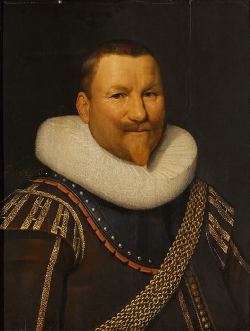 Workshop of Jan Daemen Cool - Portrait of Pieter Pietersz Hein (1577-1629)