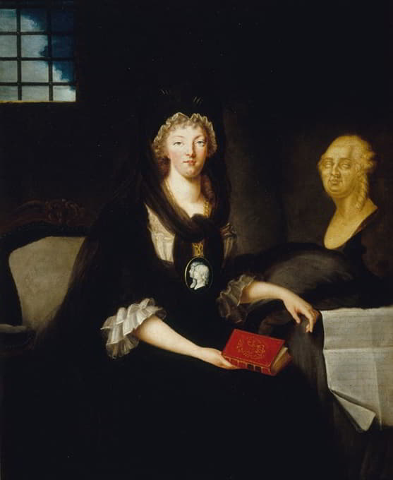 圣殿里的玛丽·安托瓦内特肖像