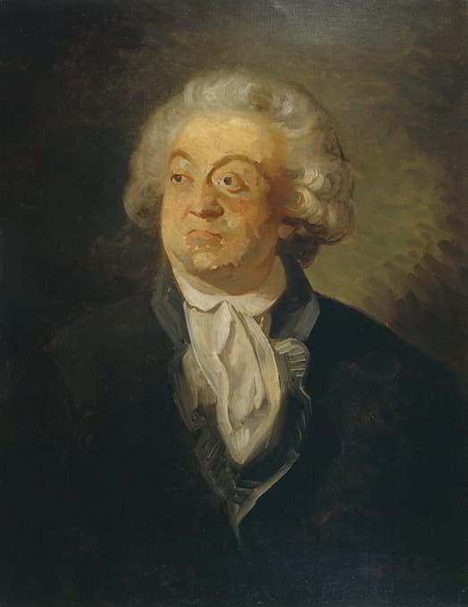 米拉博伯爵加布里埃尔·里克蒂（1749-1791）的肖像，演说家和政治家
